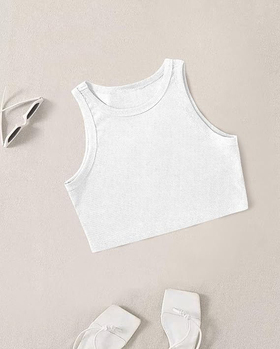 Frya Italy Essential Ribbed Crop Tank