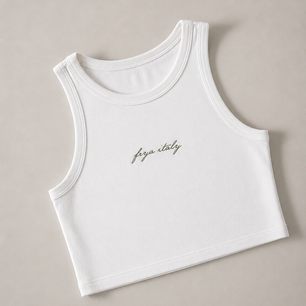 Frya Italy Essential Ribbed Crop Tank
