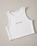 Frya Italy Essential Ribbed Crop Tank