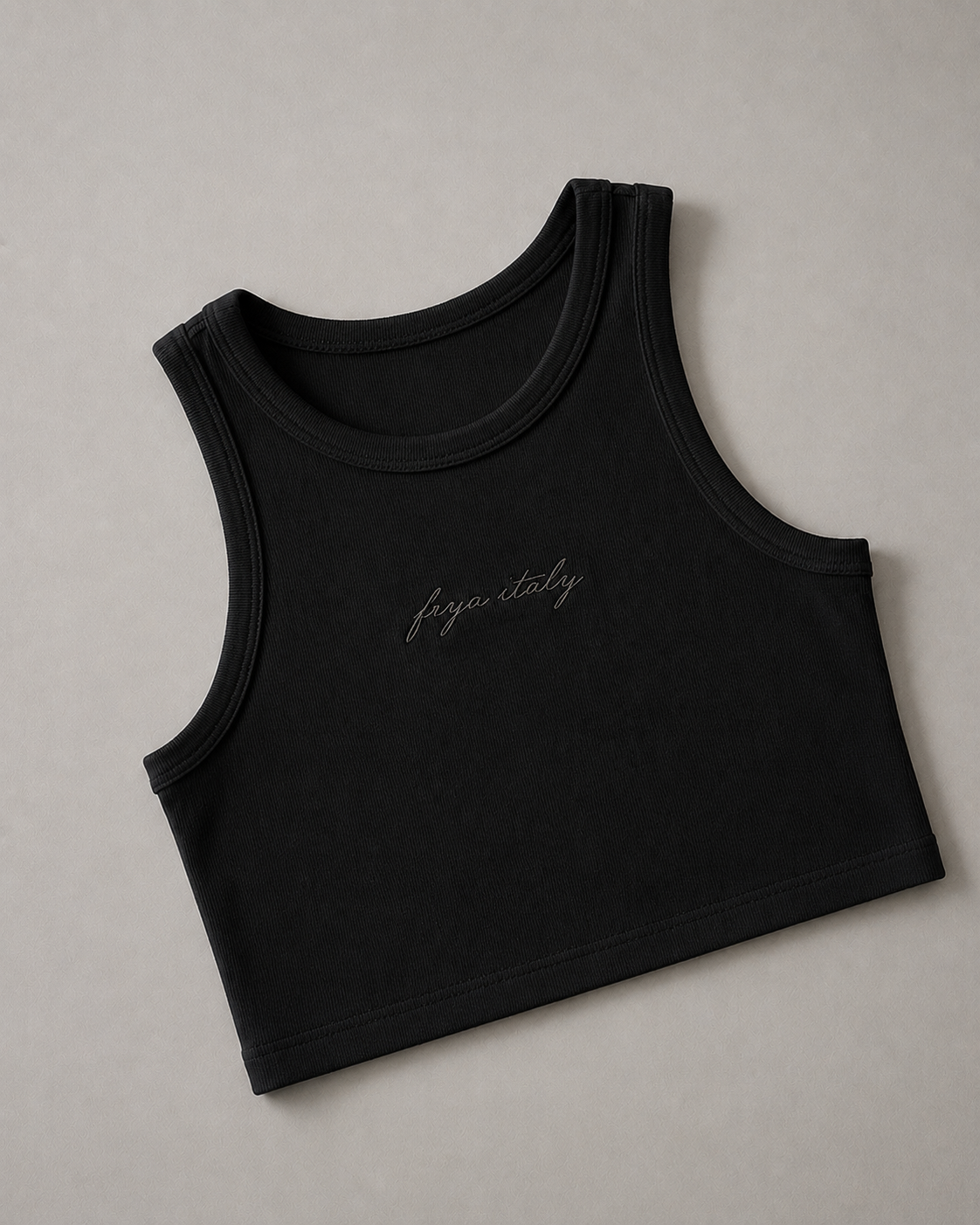 Frya Italy Essential Ribbed Crop Tank