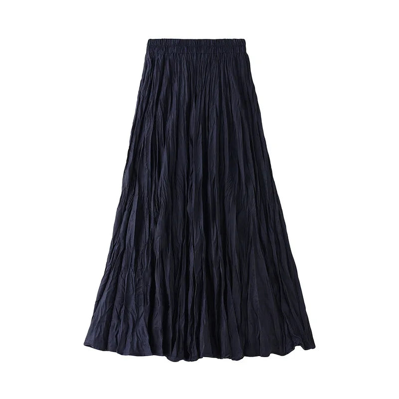 Solid Color Wide Leg Pants BROWN