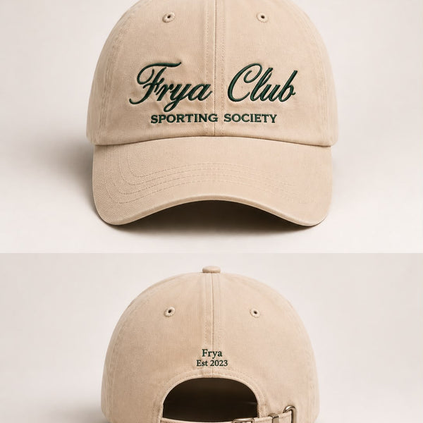 Frya Club Sporting Society Cap – Sand