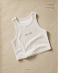 Frya Italy Essential Ribbed Crop Tank