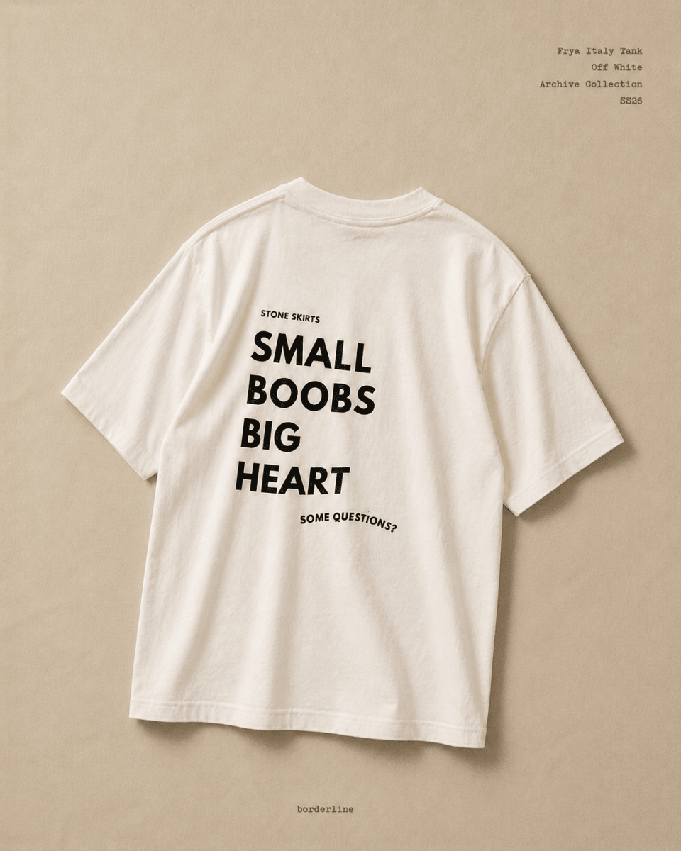 Frya Oversized Graphic T-Shirt – White