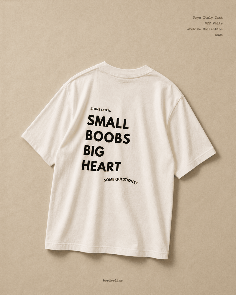 Frya Oversized Graphic T-Shirt – White