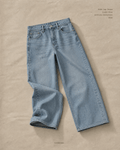 Wide Leg Denim – Light Blue