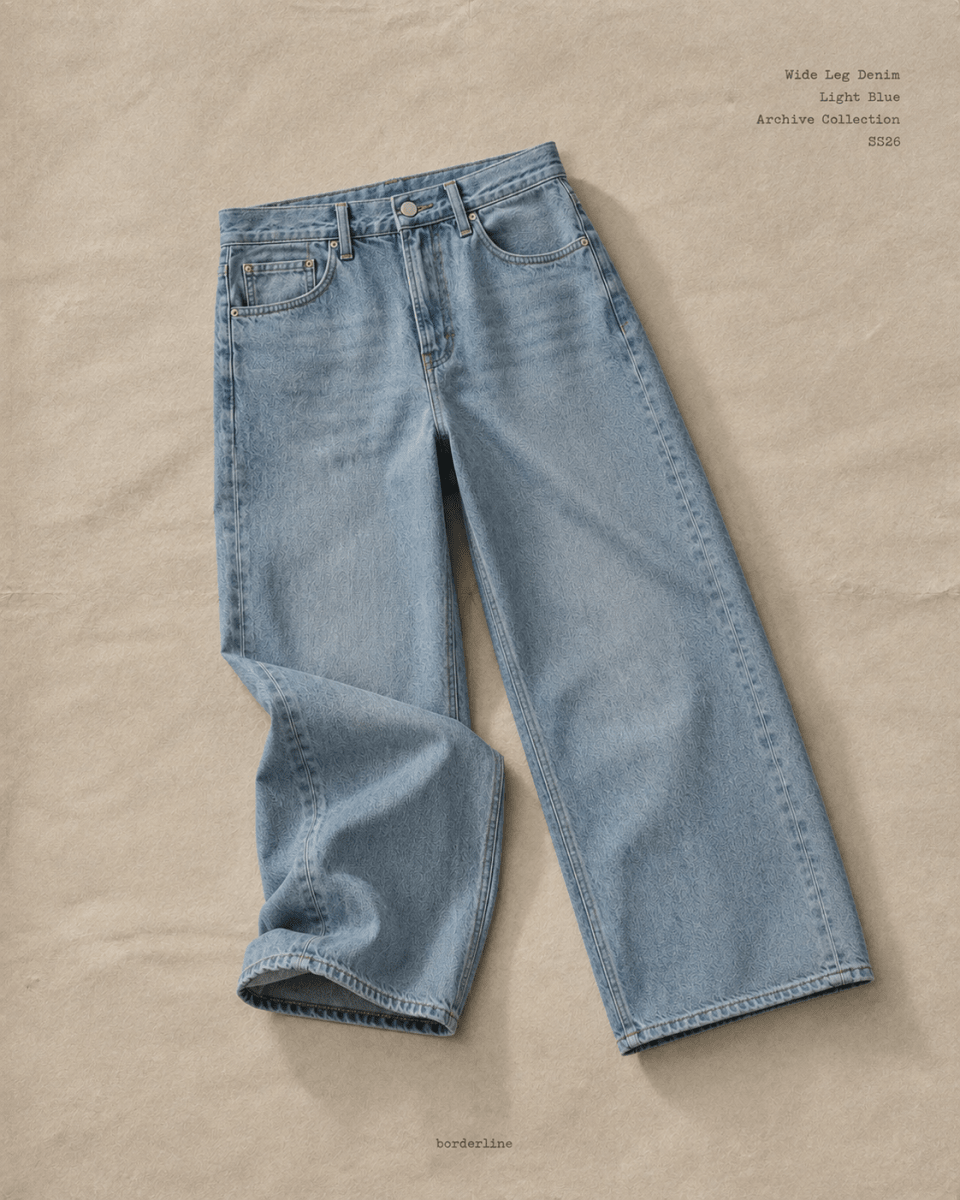 Wide Leg Denim – Light Blue